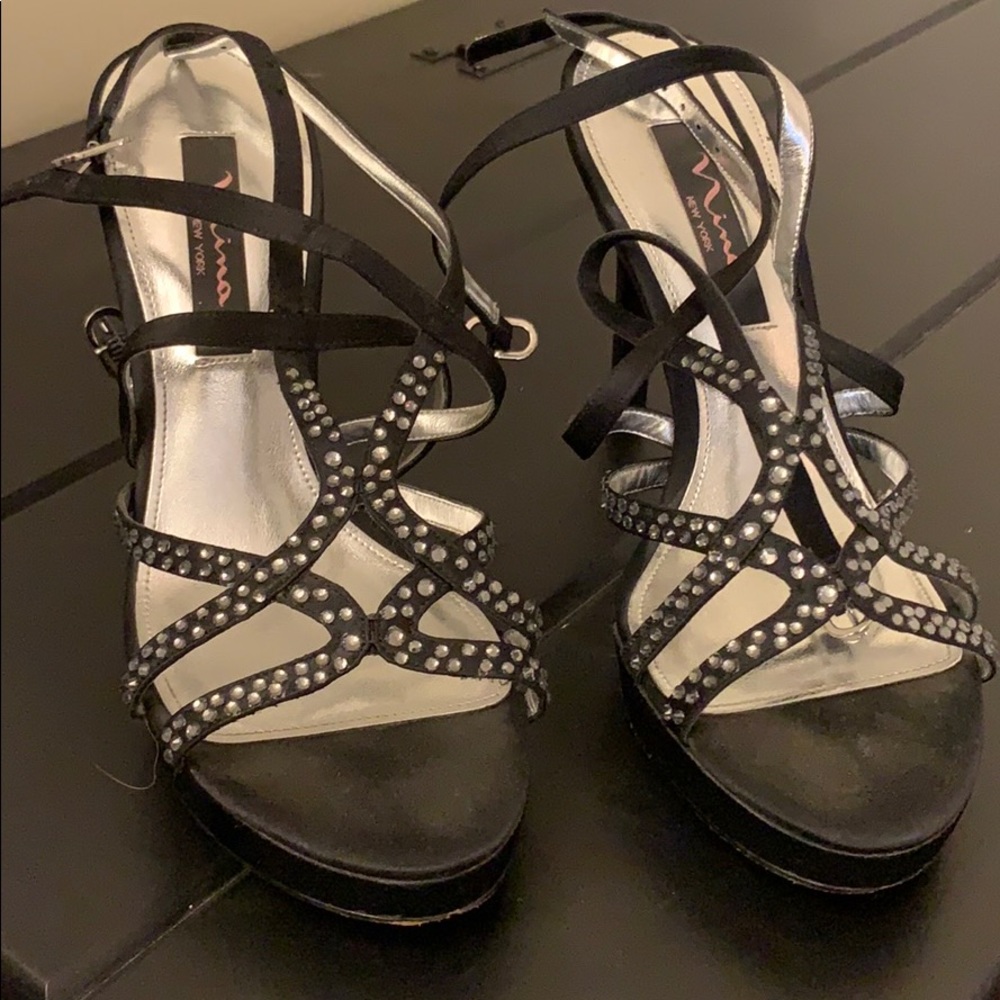 Black high heels